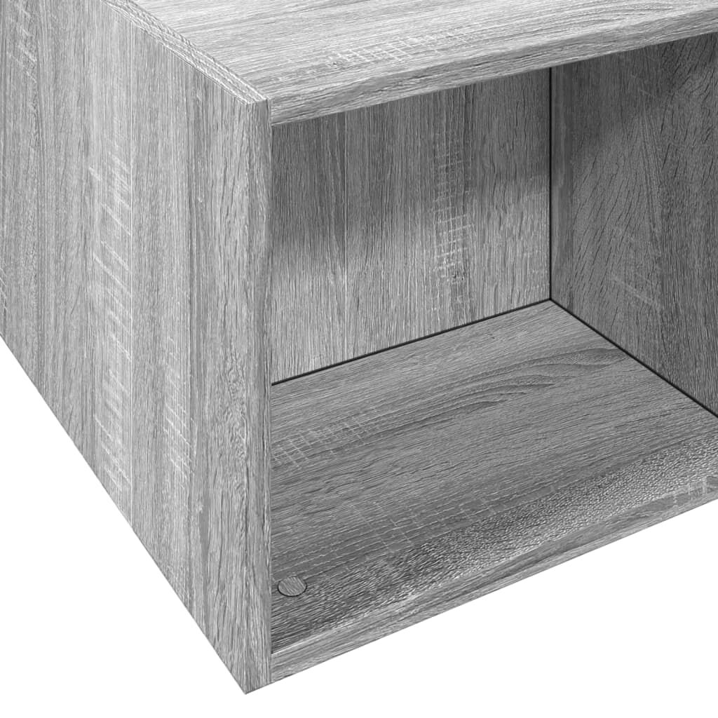 vidaXL Πλαίσιο Κρεβατιού Γκρι Sonoma 180x200 εκ. Επεξεργασμένο Ξύλο