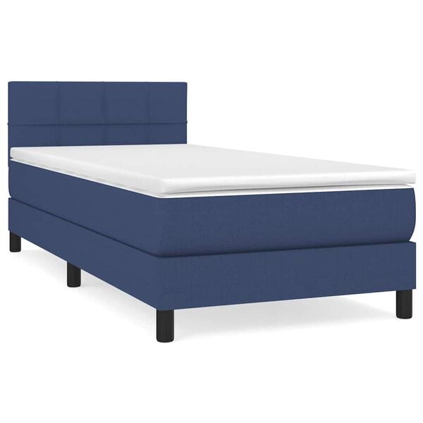 vidaXL &Kappa;&rho;&epsilon;&beta;ά&tau;&iota; Boxspring &mu;&epsilon; &Sigma;&tau;&rho;ώ&mu;&alpha; &Mu;&pi;&lambda;&epsilon; 90x190 &epsilon;&kappa;.&Upsilon;&phi;&alpha;&sigma;&mu;ά&tau;&iota;&nu;&omicron;