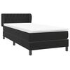 vidaXL &Kappa;&rho;&epsilon;&beta;ά&tau;&iota; Boxspring &mu;&epsilon; &Sigma;&tau;&rho;ώ&mu;&alpha; &Mu;&alpha;ύ&rho;&omicron; 80x220 &epsilon;&kappa;. &Beta;&epsilon;&lambda;&omicron;ύ&delta;&iota;&nu;&omicron;