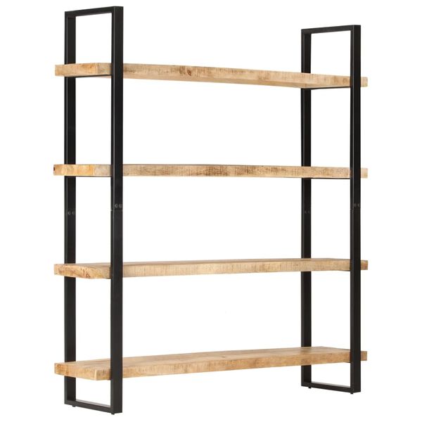 vidaXL Βιβλιοθήκη με 4 Επίπεδα 160x40x180 εκ. Ακατέργαστο Ξύλο Μάνγκο
