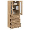 vidaXL Highboard &mu;&epsilon; &sigma;&upsilon;&rho;&tau;ά&rho;&iota; Artisan Oak 69,5 x 34 x 180 &epsilon;&kappa;.