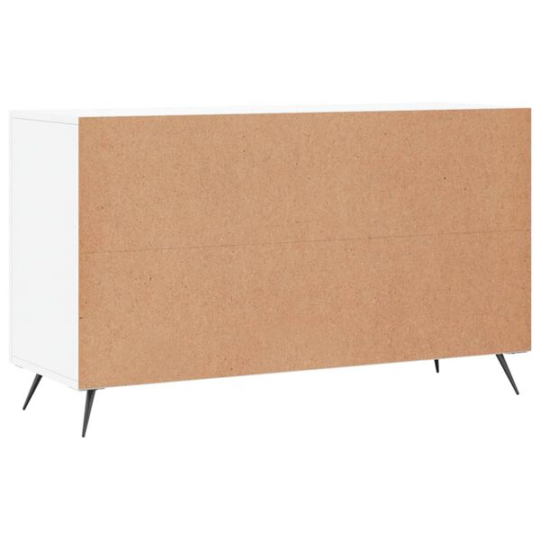 vidaXL Ντουλάπι Γυαλιστερό Λευκό 100 x 36 x60 εκ. Επεξεργασμένο Ξύλο