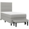 vidaXL &Kappa;&rho;&epsilon;&beta;ά&tau;&iota; Boxspring &mu;&epsilon; &Sigma;&tau;&rho;ώ&mu;&alpha; &Alpha;&nu;&omicron;&iota;&chi;&tau;ό &Gamma;&kappa;&rho;&iota; 90x190 &epsilon;&kappa;. &Upsilon;&phi;&alpha;&sigma;&mu;ά&tau;&iota;&nu;&omicron;