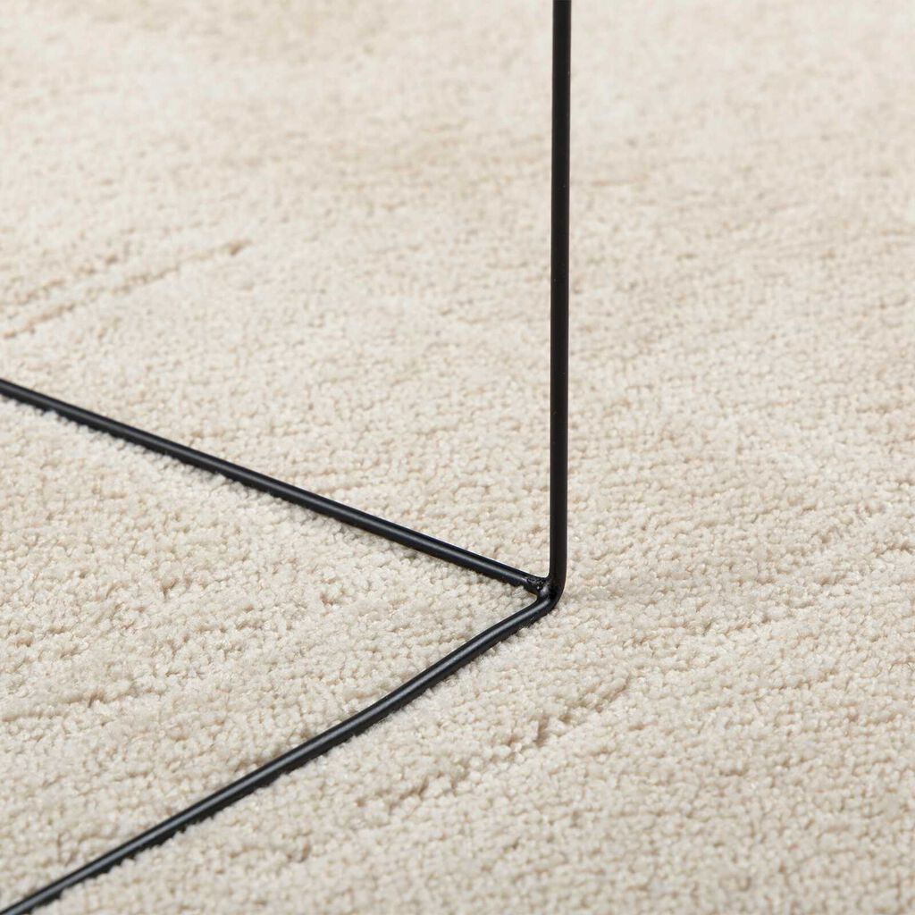 vidaXL Χαλί HUARTE Μπεζ 100 x 200 cm Πολυεστέρας