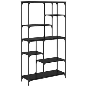 vidaXL &Rho;ά&phi;&iota; &Beta;&iota;&beta;&lambda;ί&omega;&nu; &Mu;&alpha;ύ&rho;&eta; &Omicron;&xi;&upsilon;ά 99 x 35,5 x 176 cm &Epsilon;&pi;&epsilon;&xi;&epsilon;&rho;&gamma;&alpha;&sigma;&mu;έ&nu;&omicron; &xi;ύ&lambda;&omicron;