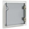 vidaXL Πάνελ Πρόσβασης 2 pcs Λευκό 20 x 20 cm Ατσάλι