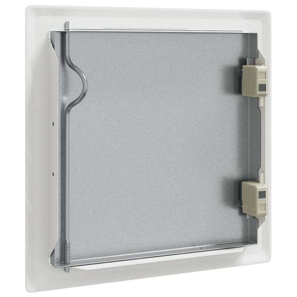 vidaXL Πάνελ Πρόσβασης 2 pcs Λευκό 20 x 20 cm Ατσάλι