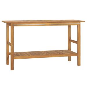 vidaXL Έ&pi;&iota;&pi;&lambda;&omicron; &Mu;&pi;ά&nu;&iota;&omicron;&upsilon; 132 x 45 x 75 &epsilon;&kappa;. &alpha;&pi;ό &Mu;&alpha;&sigma;ί&phi; &Xi;ύ&lambda;&omicron; Teak