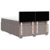 vidaXL &Kappa;&rho;&epsilon;&beta;ά&tau;&iota; Boxspring &mu;&epsilon; &Sigma;&tau;&rho;ώ&mu;&alpha; Taupe 160x200 &epsilon;&kappa;. &Upsilon;&phi;&alpha;&sigma;&mu;ά&tau;&iota;&nu;&omicron;