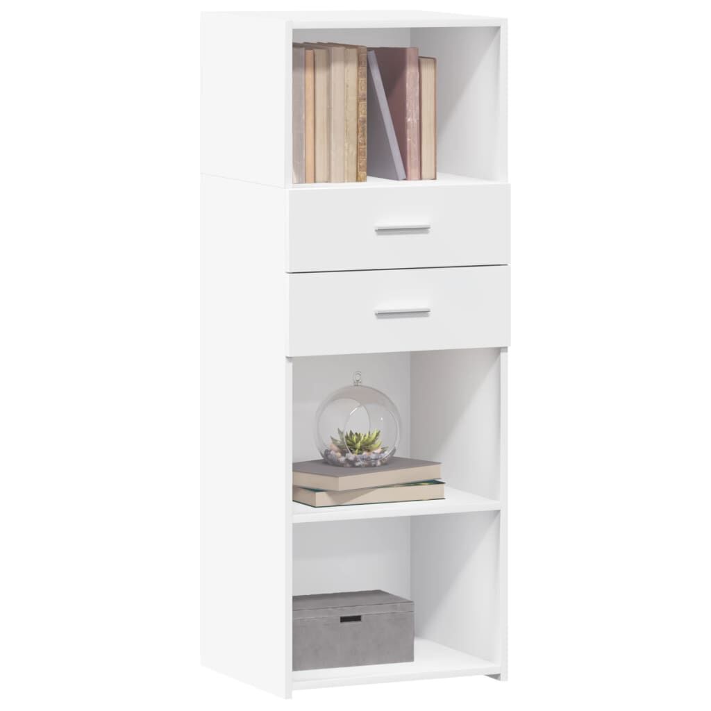 vidaXL Ντουλάπι Λευκό 45x42,5x124 εκ. από Επεξεργασμένο Ξύλο