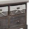 vidaXL Πάγκος με Αποθηκευτικό Χώρο Καφέ 62x33x42 εκ. Ξύλο Παυλώνιας