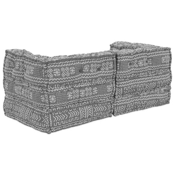 vidaXL Μαξιλάρι 2 pcs Ανοιχτό γκρι 70 x 70 x 54 εκ Πολυεστέρας