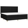 vidaXL &Kappa;&rho;&epsilon;&beta;ά&tau;&iota; Boxspring &mu;&epsilon; &Sigma;&tau;&rho;ώ&mu;&alpha; &Mu;&alpha;ύ&rho;&omicron; 200x200 &epsilon;&kappa;. &Upsilon;&phi;&alpha;&sigma;&mu;ά&tau;&iota;&nu;&omicron;