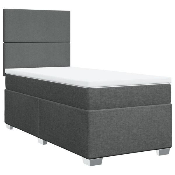 vidaXL &Kappa;&rho;&epsilon;&beta;ά&tau;&iota; Boxspring &mu;&epsilon; &Sigma;&tau;&rho;ώ&mu;&alpha; &Sigma;&kappa;&omicron;ύ&rho;&omicron; &Gamma;&kappa;&rho;&iota; 100x200 &epsilon;&kappa;. &Upsilon;&phi;&alpha;&sigma;&mu;ά&tau;&iota;&nu;&omicron;
