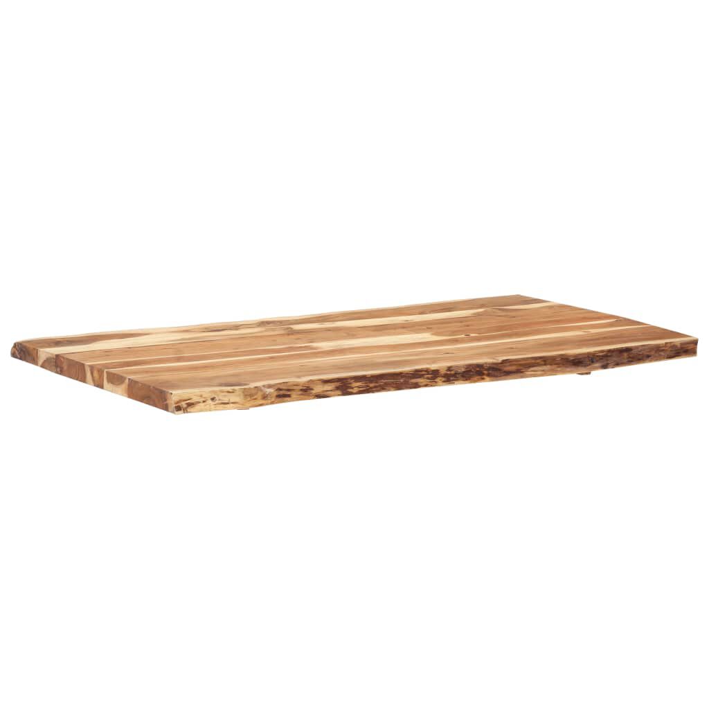 vidaXL Επιφάνεια Τραπεζιού 118 x (50-60) x 3,8 εκ. Μασίφ Ξύλο Ακακίας