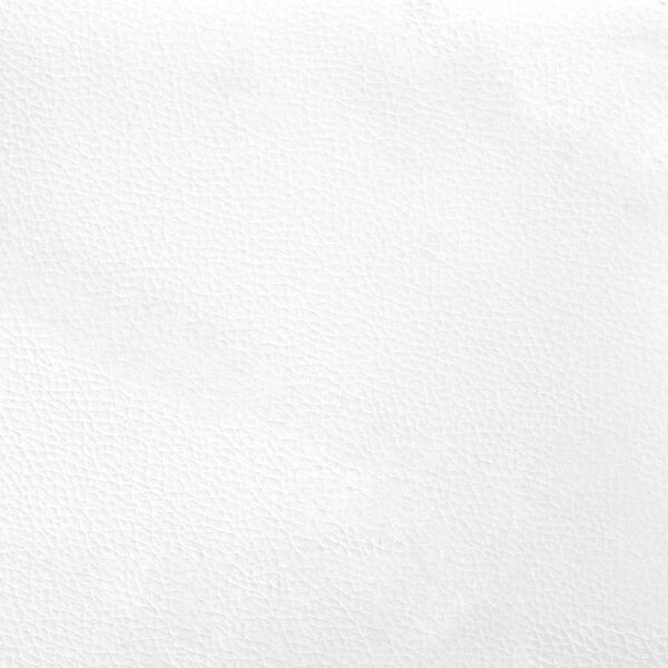 vidaXL Οθωμανικό κρεβάτι με στρώμα Λευκό 90x200cm Faux Leather