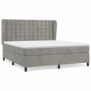 vidaXL &Kappa;&rho;&epsilon;&beta;ά&tau;&iota; Boxspring &mu;&epsilon; &Sigma;&tau;&rho;ώ&mu;&alpha; &Alpha;&nu;&omicron;&iota;&chi;&tau;ό &Gamma;&kappa;&rho;&iota; 180x200 &epsilon;&kappa;. &Beta;&epsilon;&lambda;&omicron;ύ&delta;&iota;&nu;&omicron;