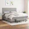 vidaXL &Kappa;&rho;&epsilon;&beta;ά&tau;&iota; Boxspring &mu;&epsilon; &Sigma;&tau;&rho;ώ&mu;&alpha; &Alpha;&nu;&omicron;&iota;&chi;&tau;ό &Gamma;&kappa;&rho;&iota; 180x200 &epsilon;&kappa;. &Upsilon;&phi;&alpha;&sigma;&mu;ά&tau;&iota;&nu;&omicron;