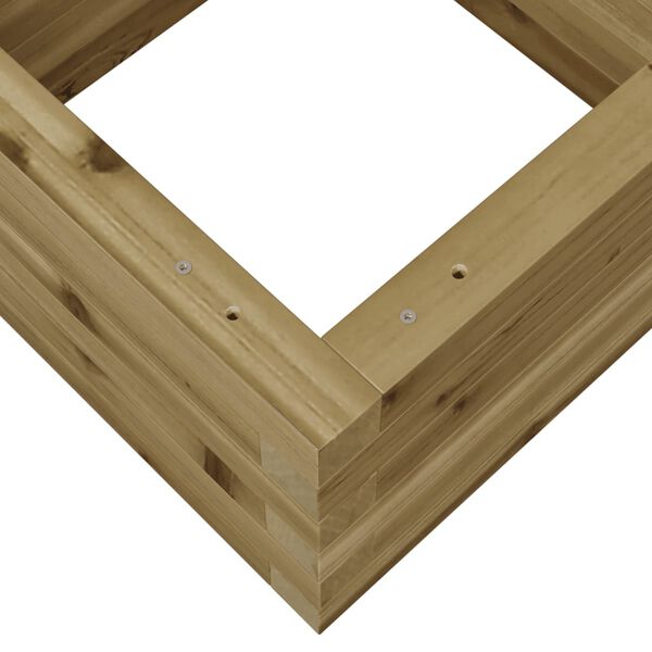 vidaXL Ζαρντινιέρα Κήπου 40x40x23 εκ. από Εμποτισμένο Ξύλο Πεύκου