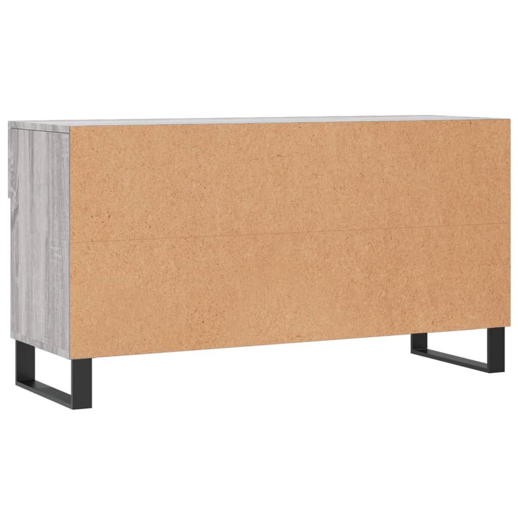 vidaXL Παπουτσοθήκη Γκρι Sonoma 102x35x55 εκ. από Επεξεργασμένο Ξύλο