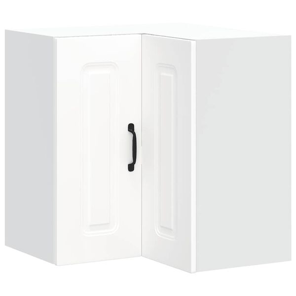 vidaXL Γωνιακό ντουλάπι κουζίνας τοίχου "Kalmar" Λευκό