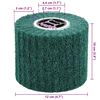 vidaXL Λειαντικοί Ρολοί 3 pcs Πράσινο 12 x 12 x 10 εκ. Συνθετικές ίνες