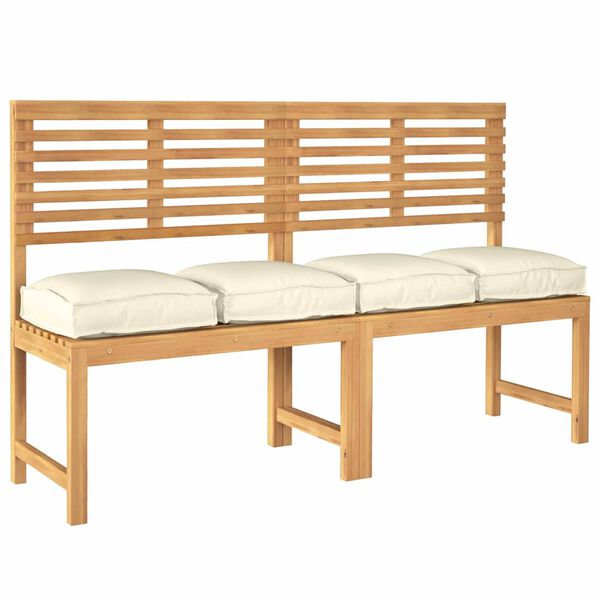 vidaXL Μαξιλάρι παλέτας για κάθισμα 4 pcs Κρεμ 40 x 40 x 8 εκ.