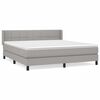 vidaXL &Kappa;&rho;&epsilon;&beta;ά&tau;&iota; Boxspring &mu;&epsilon; &Sigma;&tau;&rho;ώ&mu;&alpha; &Alpha;&nu;. &Pi;&rho;ά&sigma;&iota;&nu;&omicron; 160x200&epsilon;&kappa; &Upsilon;&phi;&alpha;&sigma;&mu;ά&tau;&iota;&nu;&omicron;