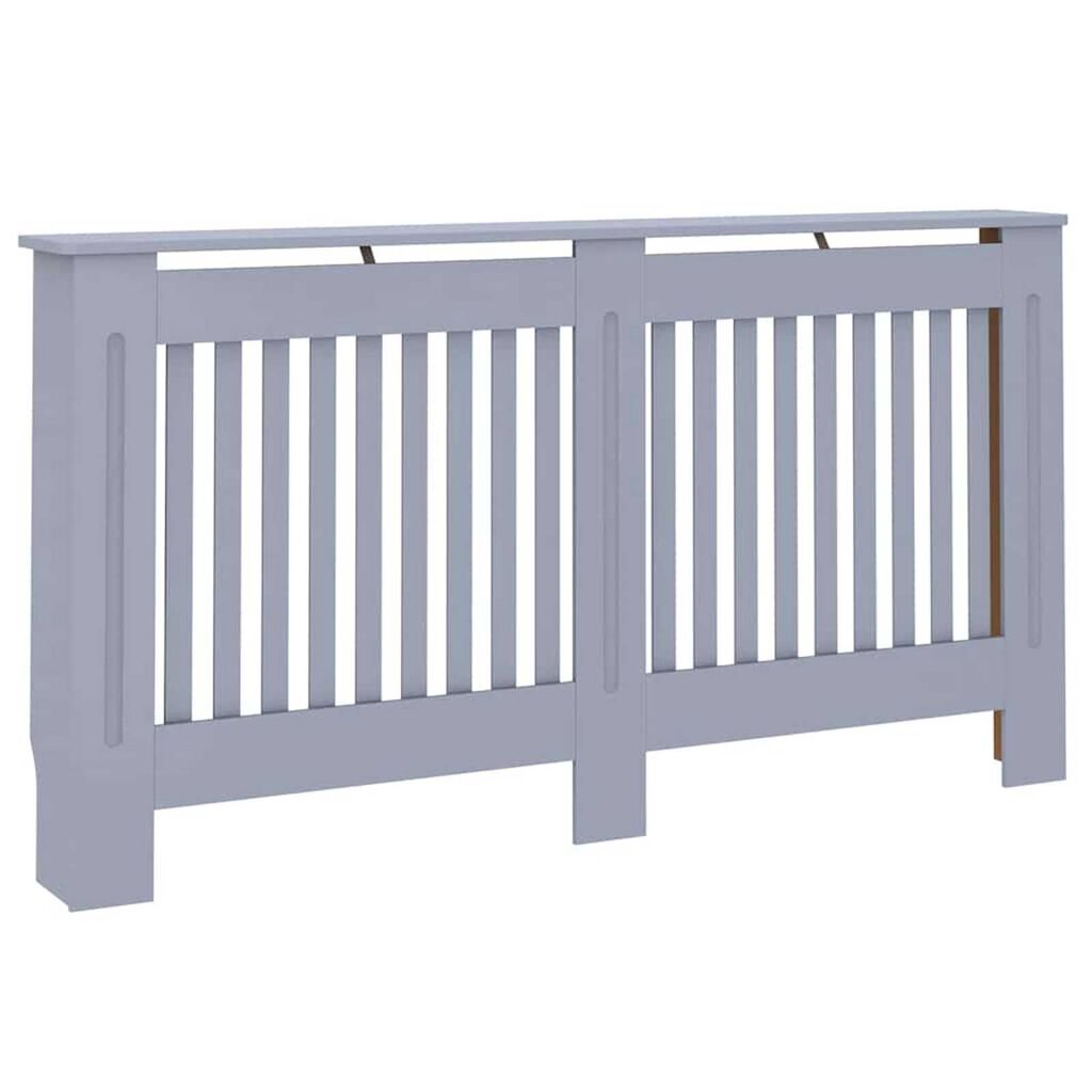 vidaXL Καπάκι Καλοριφέρ 2 pcs Γκρι 152 x 19 x 81.5 cm