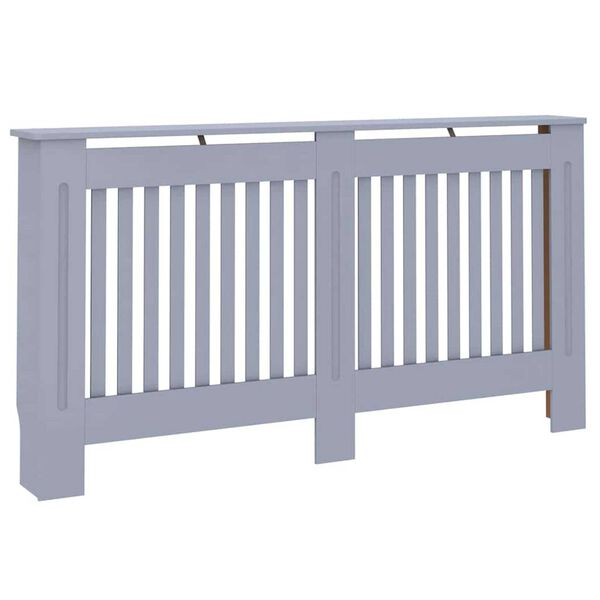 vidaXL Καπάκι Καλοριφέρ 2 pcs Γκρι 152 x 19 x 81.5 cm