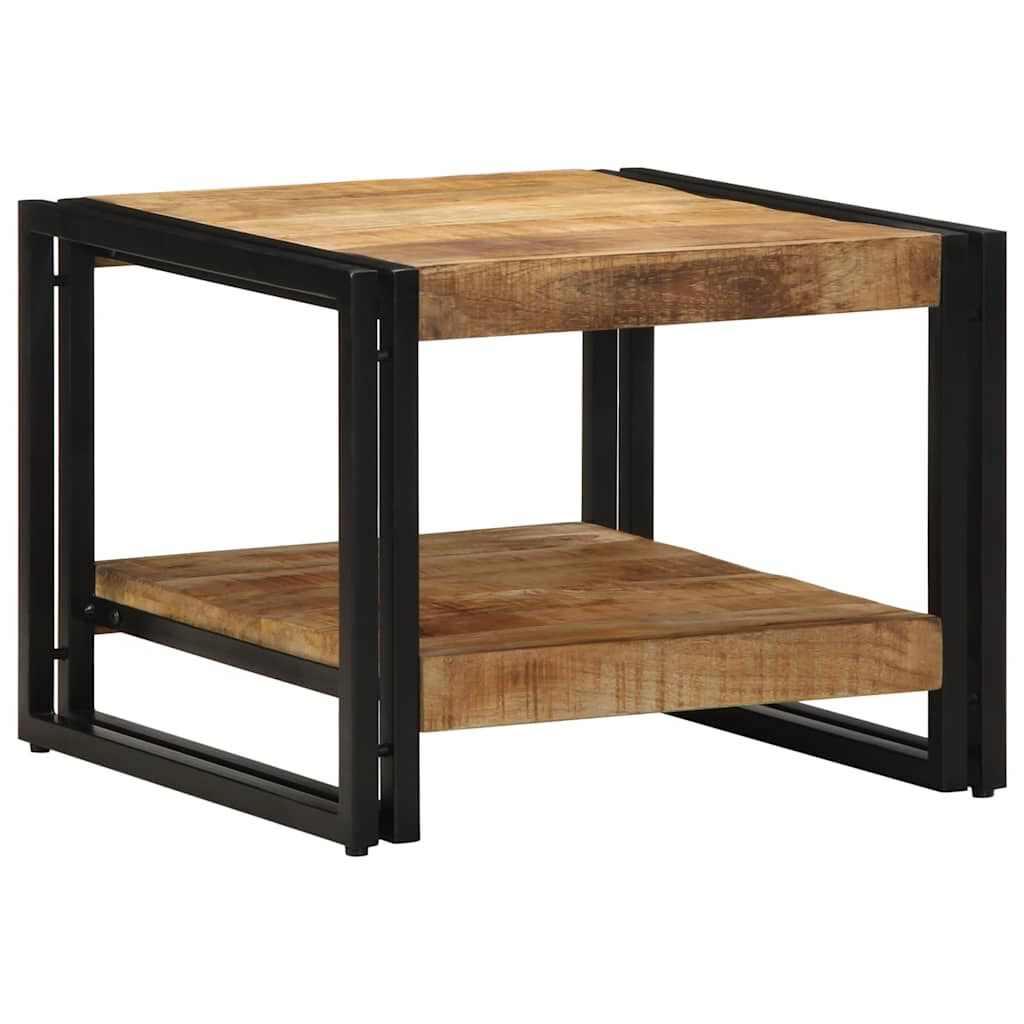 vidaXL Τραπεζάκι σαλονιού 50x50x38 cm Στερεό ακατέργαστο ξύλο Mango