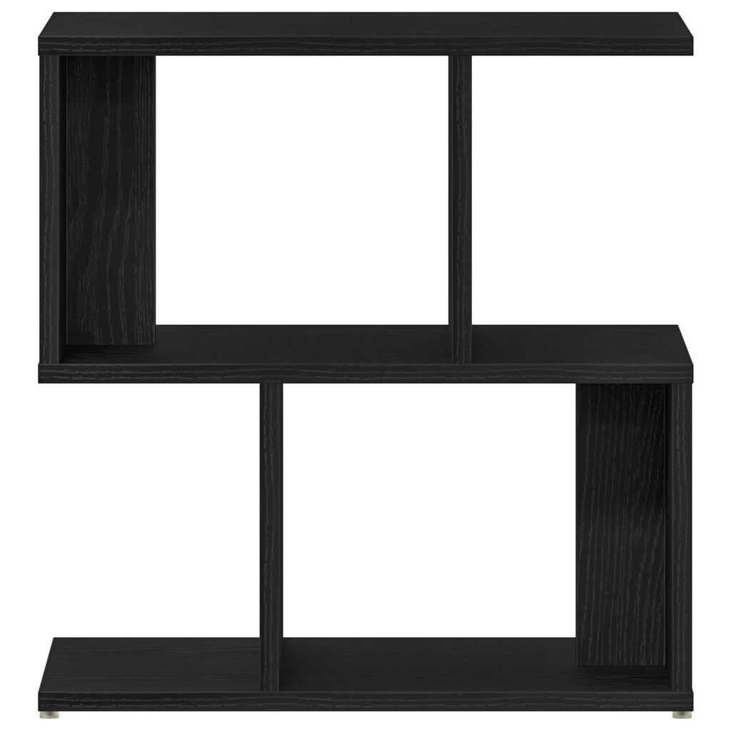 vidaXL Κομοδίνο 2 τμχ Μαύρο Δρυς 50x30x51,5 εκ Τεχνητό Ξύλο
