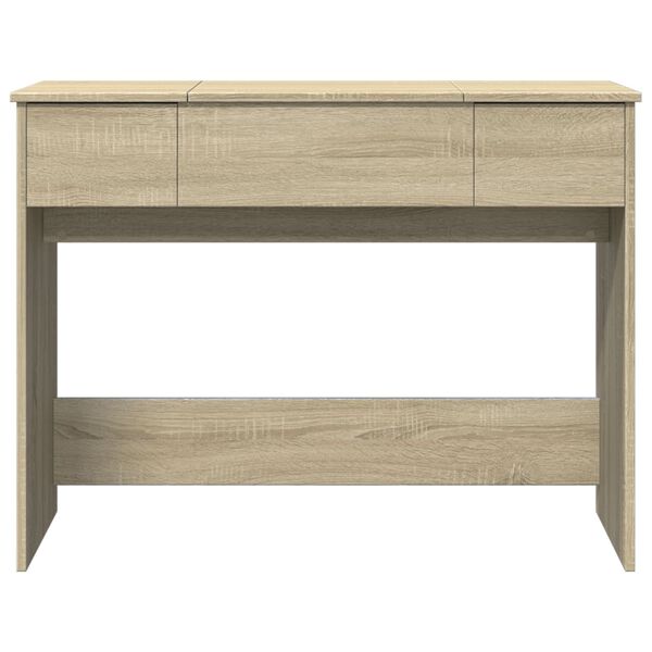vidaXL Μπουντουάρ με Καθρέφτη Sonoma Δρυς 100x45x76 εκ.