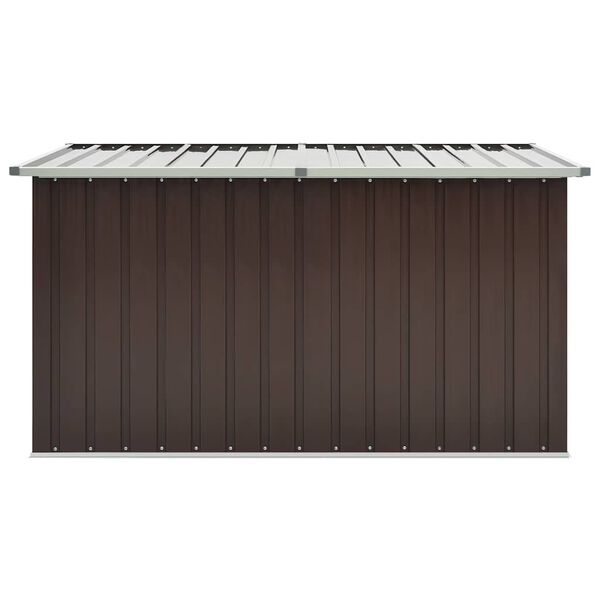 vidaXL Μπαούλο Αποθήκευσης Κήπου Καφέ 171 x 99 x 93 εκ.