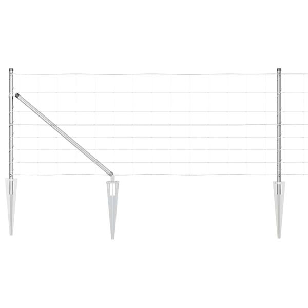 vidaXL &Sigma;&tau;ύ&lambda;&omicron;&sigmaf; &Pi;&epsilon;&rho;&iota;&phi;&rho;ά&xi;&epsilon;&omega;&nu; &Gamma;&alpha;&lambda;&beta;&alpha;&nu;&iota;&sigma;&mu;έ&nu;&omicron; 25 x 0,8 m &Alpha;&tau;&sigma;ά&lambda;&iota;