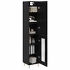 vidaXL Highboard 2 pcs &Mu;&alpha;ύ&rho;&eta; &Omicron;&xi;&upsilon;ά &Epsilon;&pi;&epsilon;&xi;&epsilon;&rho;&gamma;&alpha;&sigma;&mu;έ&nu;&omicron; &xi;ύ&lambda;&omicron;