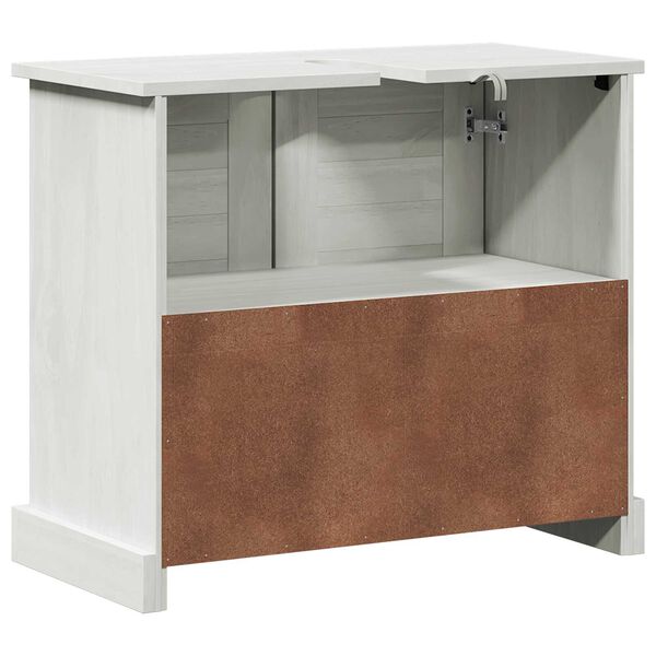 vidaXL Ντουλάπι Νιπτήρα 'VIGO' με Πόρτες 67.5x34x59 cm Σταθερού Ξύλου Πεύκου