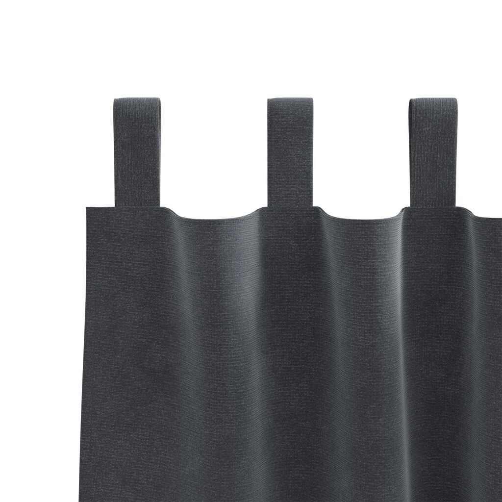 vidaXL Κουρτίνες με κουρτίνες 2 pcs Ανοιχτό γκρι 140 x 140 cm Βελούδο