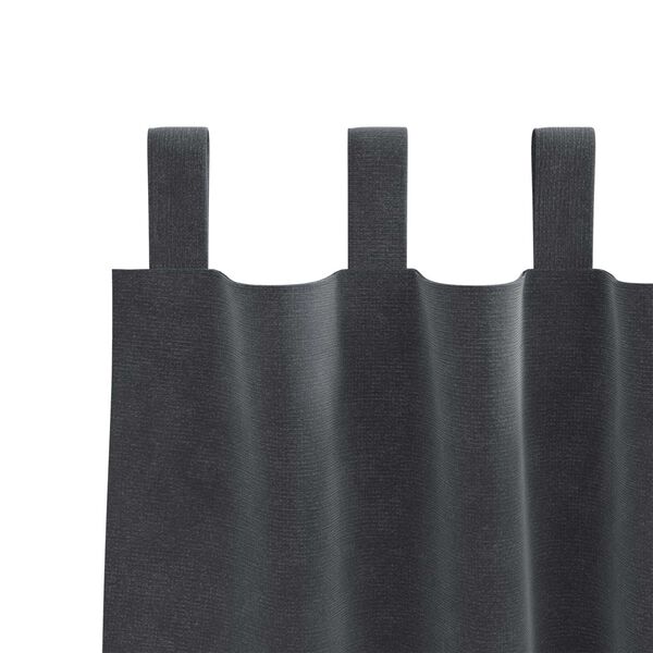 vidaXL Κουρτίνες με κουρτίνες 2 pcs Ανοιχτό γκρι 140 x 140 cm Βελούδο