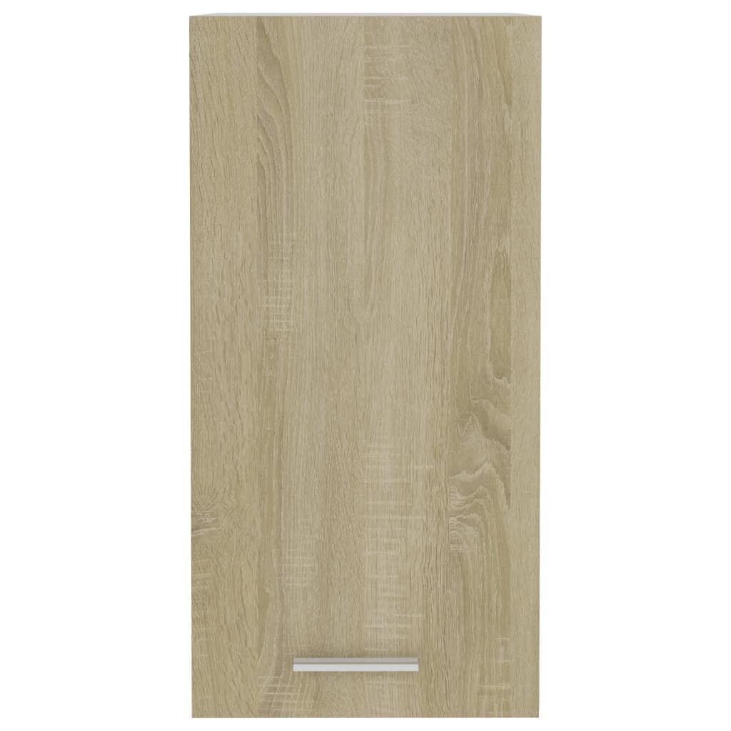 vidaXL Ντουλάπι Κρεμαστό Sonoma Δρυς 29,5x31x60 εκ. από Επεξ. Ξύλο