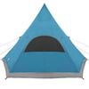 vidaXL Σκηνίτσα Teepee με στέγη με αποθήκευση Μπλε 545 x 450 x 295 εκ