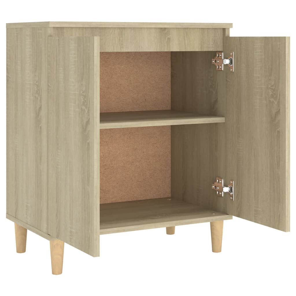 vidaXL Μπουφές Sonoma Δρυς 60x35x70εκ. από Επεξ. Ξύλο με Ξύλινα Πόδια