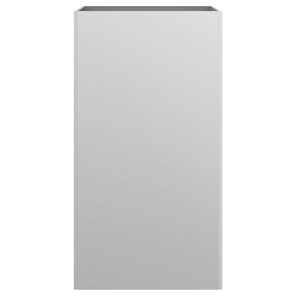 vidaXL Ζαρντινιέρα Ασημί 42x38x75 εκ. από Γαλβανισμένο Χάλυβα