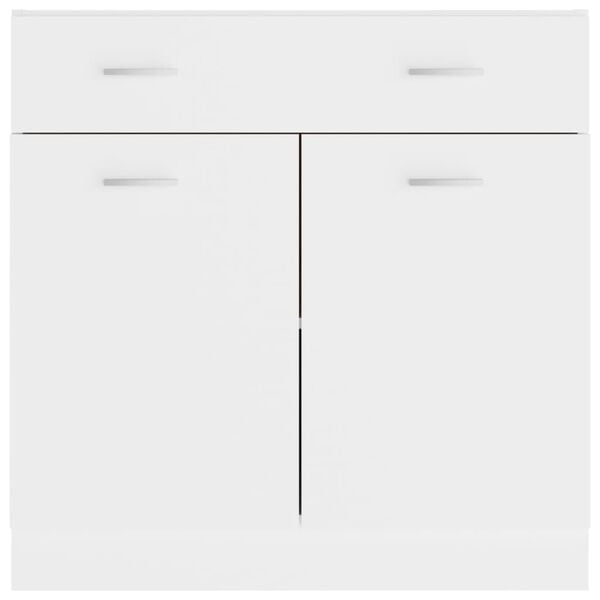 vidaXL Ντουλάπι με Συρτάρι Lyon Λευκό 80x46x81,5 εκ. Επεξ. Ξύλο