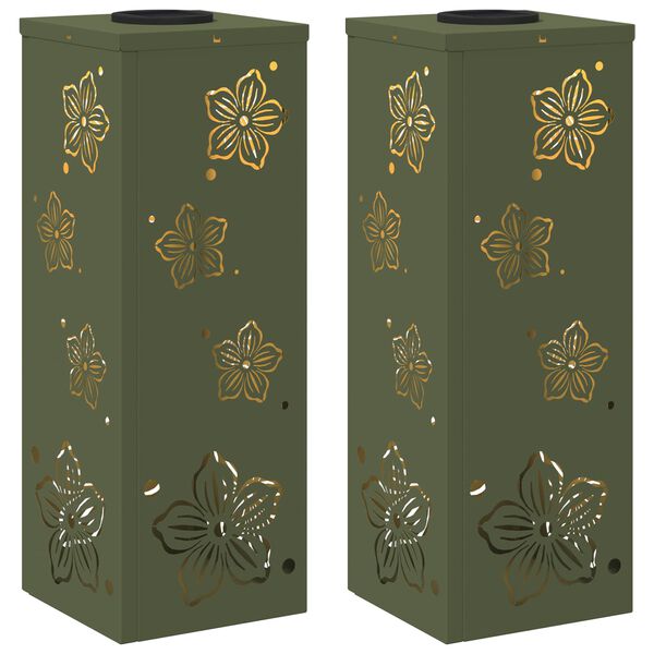 vidaXL &Eta;&lambda;&iota;&alpha;&kappa;ό LED &Phi;&omega;&sigmaf; &Delta;&rho;ό&mu;&omicron;&upsilon; &mu;&epsilon; &phi;ώ&tau;&alpha; &mu;&epsilon; &mu;&pi;&alpha;&tau;&alpha;&rho;ί&alpha; 2 pcs &Epsilon;&lambda;&iota;ά &Pi;&rho;ά&sigma;&iota;&nu;&eta;