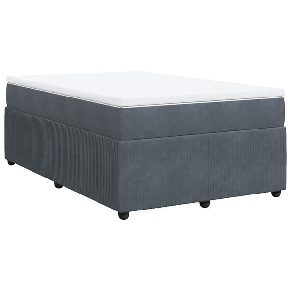vidaXL &Kappa;&rho;&epsilon;&beta;ά&tau;&iota; Boxspring &mu;&epsilon; &Sigma;&tau;&rho;ώ&mu;&alpha; &Sigma;&kappa;&omicron;ύ&rho;&omicron; &Gamma;&kappa;&rho;&iota; 120x200 &epsilon;&kappa;. &Beta;&epsilon;&lambda;&omicron;ύ&delta;&iota;&nu;&omicron;