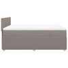 vidaXL &Kappa;&rho;&epsilon;&beta;ά&tau;&iota; Boxspring &mu;&epsilon; &Sigma;&tau;&rho;ώ&mu;&alpha; Taupe 140x200 &epsilon;&kappa;. &Upsilon;&phi;&alpha;&sigma;&mu;ά&tau;&iota;&nu;&omicron;