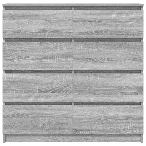 vidaXL Ντουλάπι Γκρι Sonoma 100x35x99 cm Ξύλινο μηχανουργικό ξύλο
