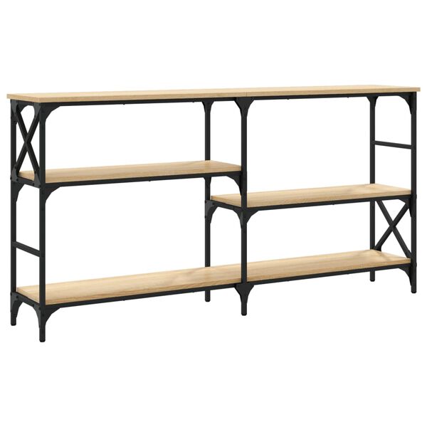 vidaXL Τραπέζι Κονσόλα Sonoma Δρυς 150 x 29 x 76,5 εκ. Επεξεργ. Ξύλο