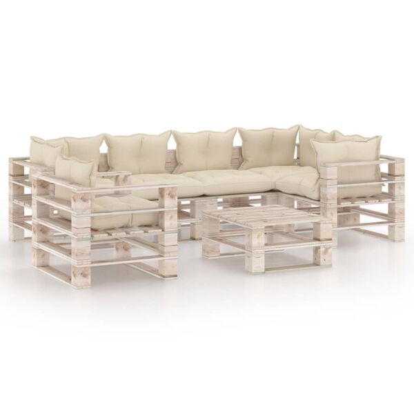 vidaXL &Sigma;&alpha;&lambda;ό&nu;&iota; &Pi;&alpha;&lambda;έ&tau;&alpha;&sigmaf; &Kappa;ή&pi;&omicron;&upsilon; &Sigma;&epsilon;&tau; 7 &Tau;&epsilon;&mu;. &alpha;&pi;ό &Xi;ύ&lambda;&omicron; &Pi;&epsilon;ύ&kappa;&omicron;&upsilon; &mu;&epsilon; &Mu;&alpha;&xi;&iota;&lambda;ά&rho;&iota;&alpha;